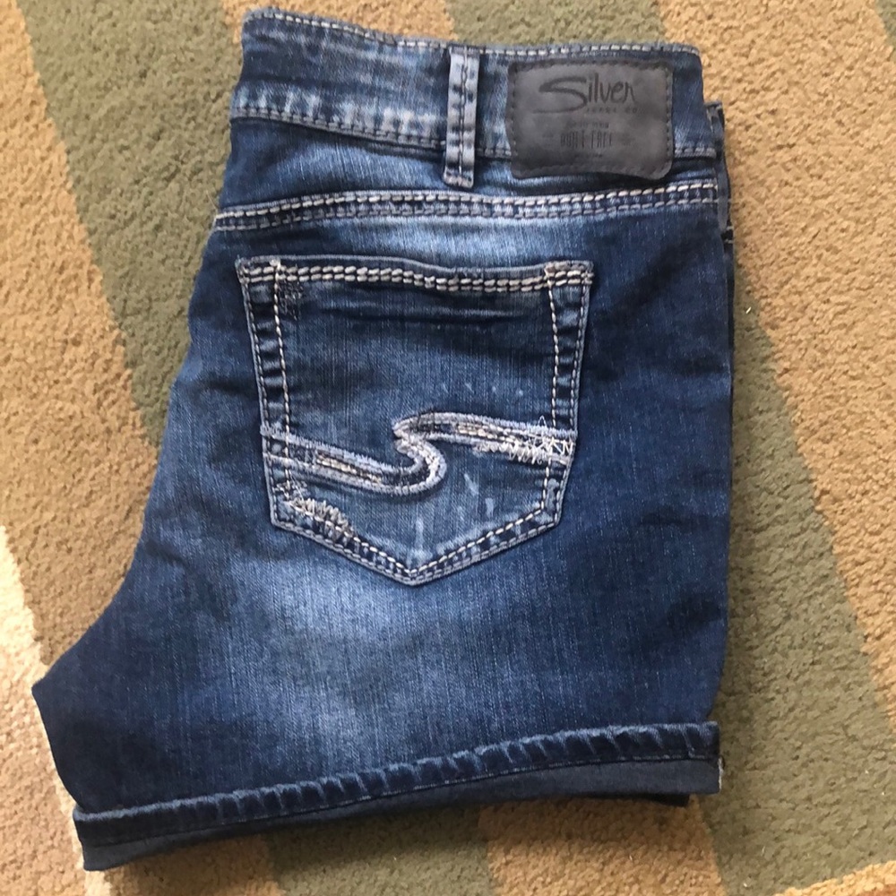 Silver ELYSE shorts size W30/L4